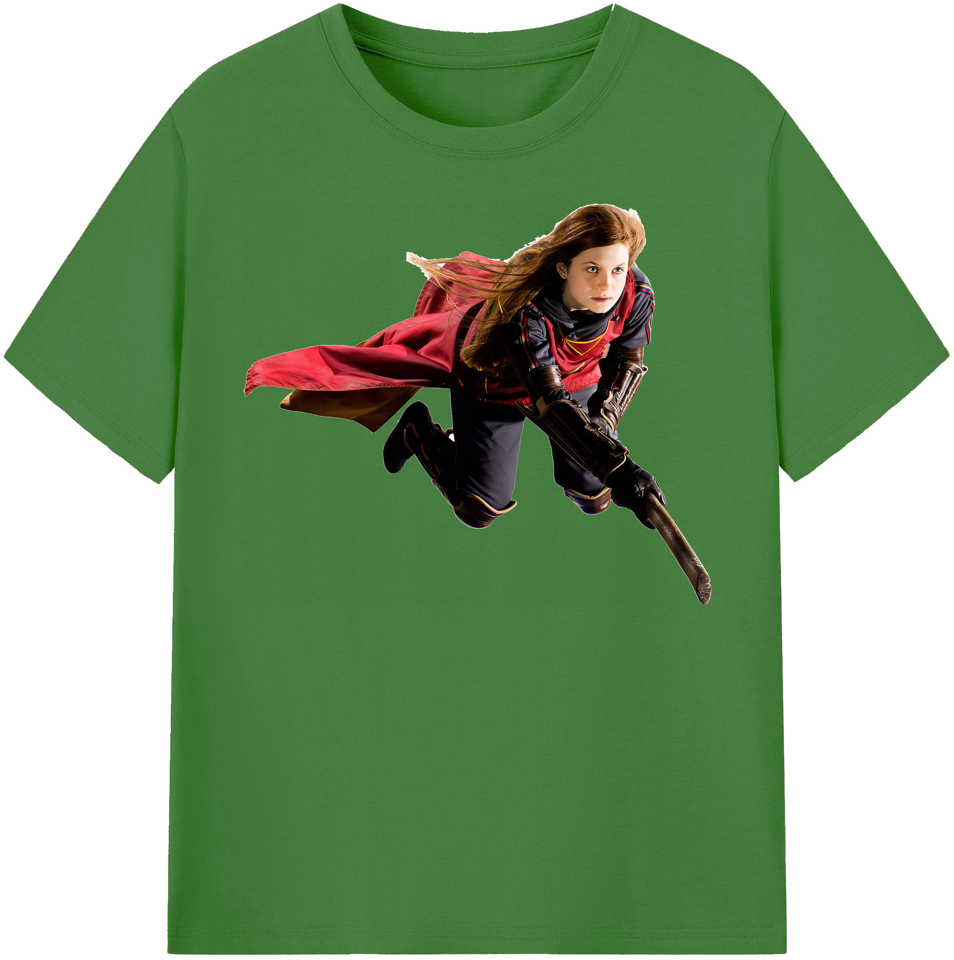 （画像用） Harry Potter ハリー・ポッターシリーズ レディースカジュアルプリントTシャツ（綿100％）